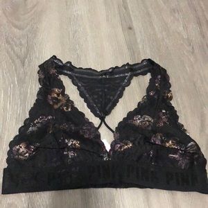 Victoria’s Secret PINK lace bralette with back detail